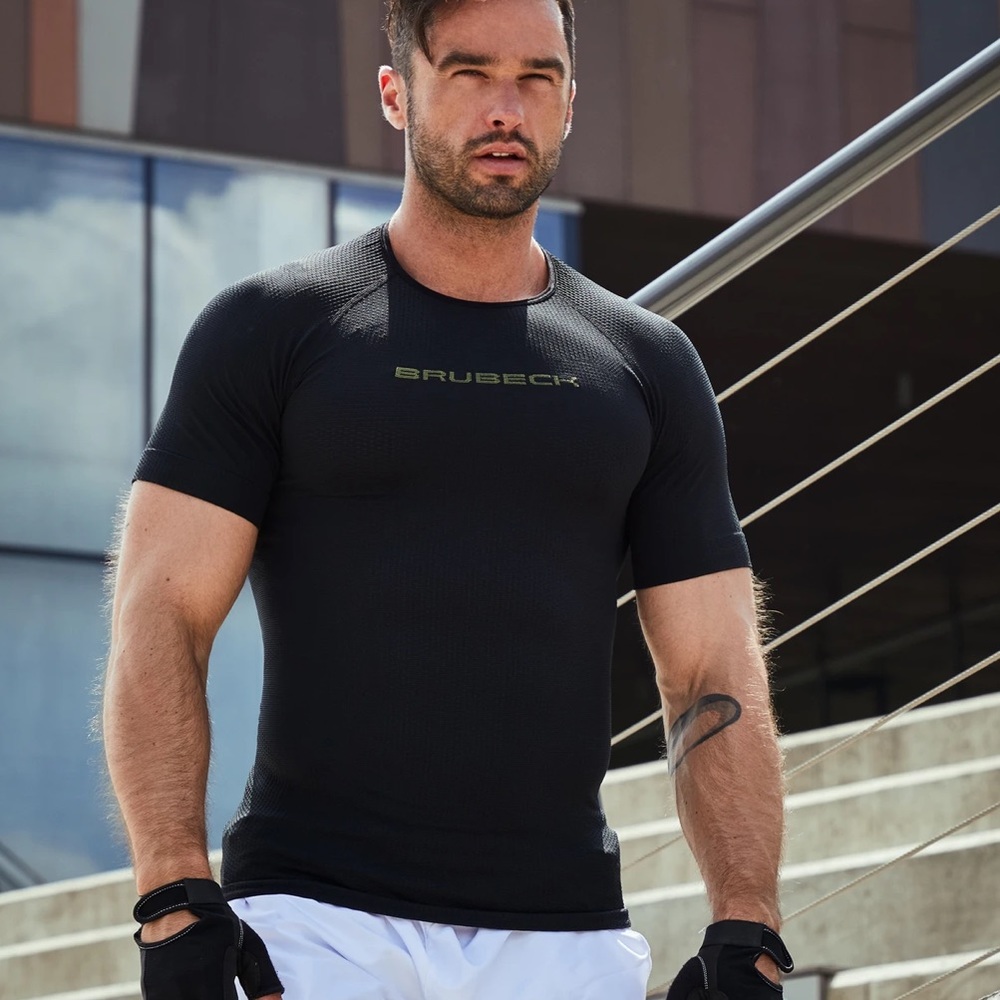 Brubeck Second Skin Black T-shirt